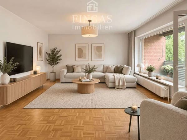 Immobilie in Barendorf - ***Großzügig wohnen vor den Toren Lüneburgs – 3-Zimmer-Wohnung mit Balkon & Stellplatz*** - Bild 0