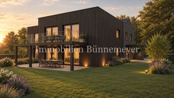 Immobilie in Dinklage - Exklusive Eigentumswohnung - Effizienzhaus 55 EE mit 15% Förderung KFW 261 - Maßanfertigungen vom Tischler - Erstbezug - Haus 2/Whg. 1- EG - Bild 3