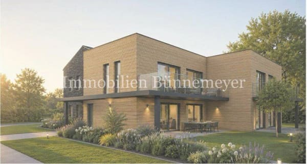 Immobilie in Dinklage - Exklusive Eigentumswohnung - Effizienzhaus 55 EE mit 15% Förderung KFW 261 - Maßanfertigungen vom Tischler - Erstbezug - Haus 2/Whg. 1- EG - Bild 4