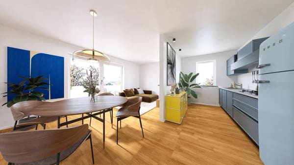 Immobilie in Neustadt an der Waldnaab - Großzügige 3-Zimmer-Neubauwohnung mit West-Balkon im 1. Obergeschoss | EH40 QNG - Bild 3