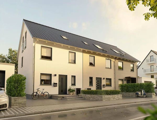 Immobilie in Beiersdorf - Exklusive Doppelhaushälfte mit weitläufigem Grundstück und idyllischem Ausblick in familienfreundlicher Lage von Beiersdorf - Bild 1