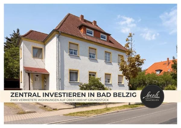Immobilie in Bad Belzig - Kapitalanlage mit Perspektive – zwei Wohnungen und großzügiges Grundstück zentral in Bad Belzig - Bild 0