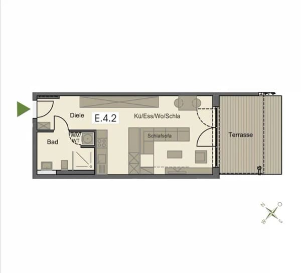 Immobilie in Pfaffenhausen - Erdgeschosswohnung in Pfaffenhausen - Bild 4