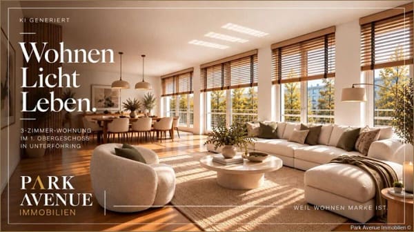 Immobilie in Unterföhring - 118m² Masterpiece Unterföhring: Modern, Nachhaltig (Geothermie), Unschlagbar - Bild 1