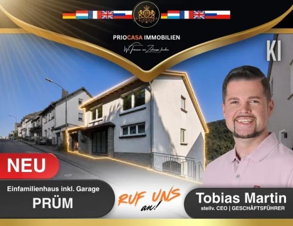 Immobilie in Prüm - Einfamilienhaus freistehend in Prüm - Bild 0