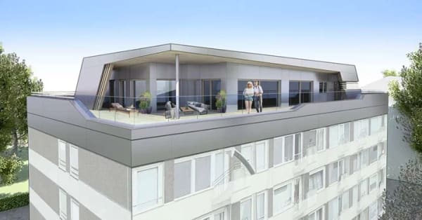 Immobilie in Glücksburg - Seltene Projektentwicklung in Top-Lage: Dachfläche mit Penthouse-Baugenehmigung direkt am Kurstrand - Bild 2