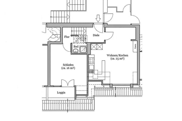 Immobilie in Norddorf auf Amrum - Individuelle Ferienwohnung mit Kamin, Südloggia und Garage (2 Zimmer + 2 Räume im Spitzboden) - Bild 1