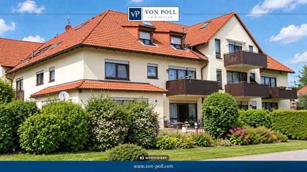 Immobilie in Doberschau-Gaußig - Dobruša-Huska - Großzügige Erdgeschosswohnung mit mediterranem Bad und sonniger Terrasse - Bild 0