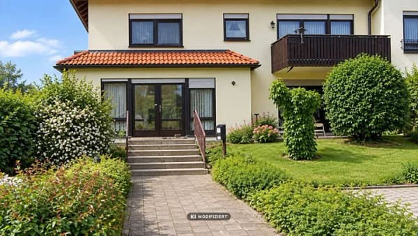 Immobilie in Doberschau-Gaußig - Dobruša-Huska - Großzügige Erdgeschosswohnung mit mediterranem Bad und sonniger Terrasse - Bild 2