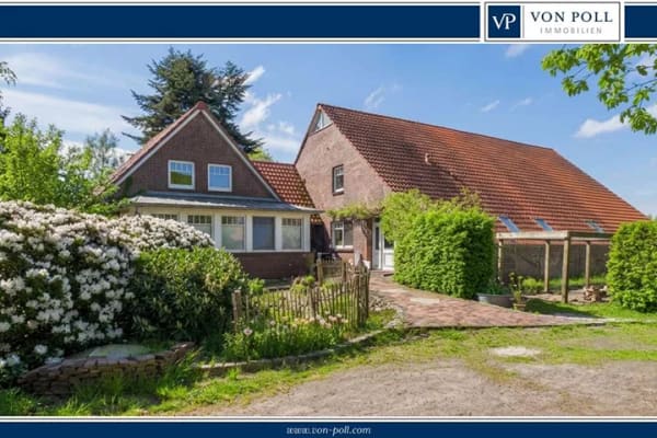 Immobilie in Friedeburg - Traumhaftes Landleben mit Weitblick – vielseitiger Hof mit Wohneinheiten, Gewerbe & Tierhaltung - Bild 0