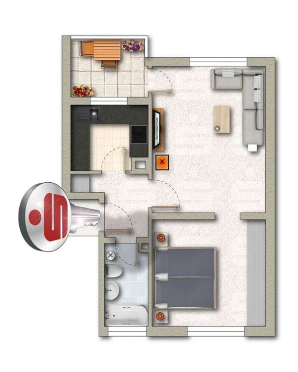 Immobilie in Oberkochen - Attraktive 2-Zimmer Wohnung in Oberkochen - Bild 1