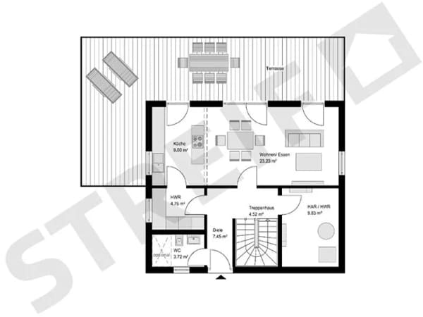 Immobilie in Sankt Julian - Modernes STREIF Einfamilienhaus mit Grundstück - Bild 4