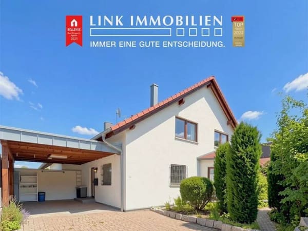 Immobilie in Hildrizhausen - Perfekt für Familien -  Sonnige Doppelhaushälfte in Feldrandlage - Bild 0