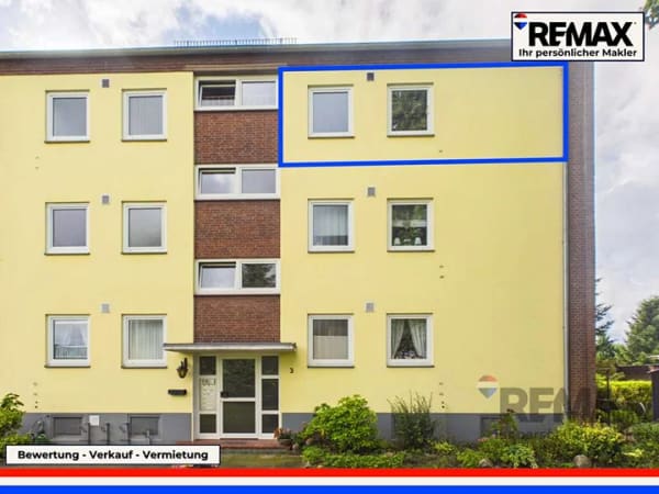Immobilie in Bordesholm - Bezugsfrei! 2,5-Zimmer-Wohnung 300m entfernt vom Bordesholmer Bahnhof - Bild 0