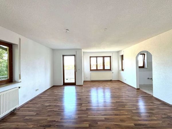 Immobilie in Mahlberg - 4-Zi-Maisonette-Wohnung mit 3xBalkon in Mahlberg * Garage+Stellplatz * Bj. 1992 * leerstehend - Bild 3