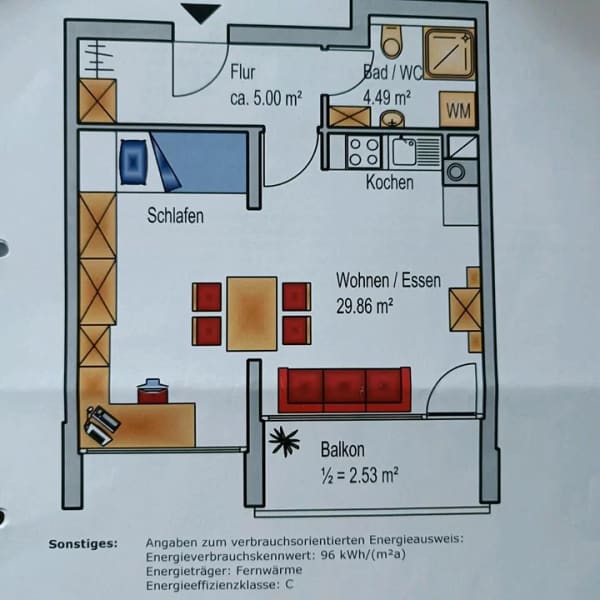 Immobilie in Kempten (Allgäu) - Helle Stadtrand  1,5 Zimmer ETW - Bild 0