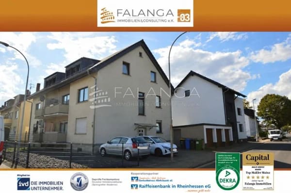 Immobilie in Ginsheim-Gustavsburg - Falanga Immobilien - Top Mehrfamilienhaus mit solider Rendite in Bestlage Gustavsburg! - Bild 0