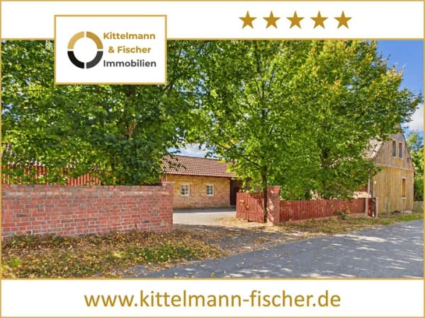 Immobilie in Königslutter am Elm - PROVISIONSFREI! Restbauernhof mit Ausbaupotenzial, Nebengebäuden & 932 m² Eigentumsgrundstück - Bild 0