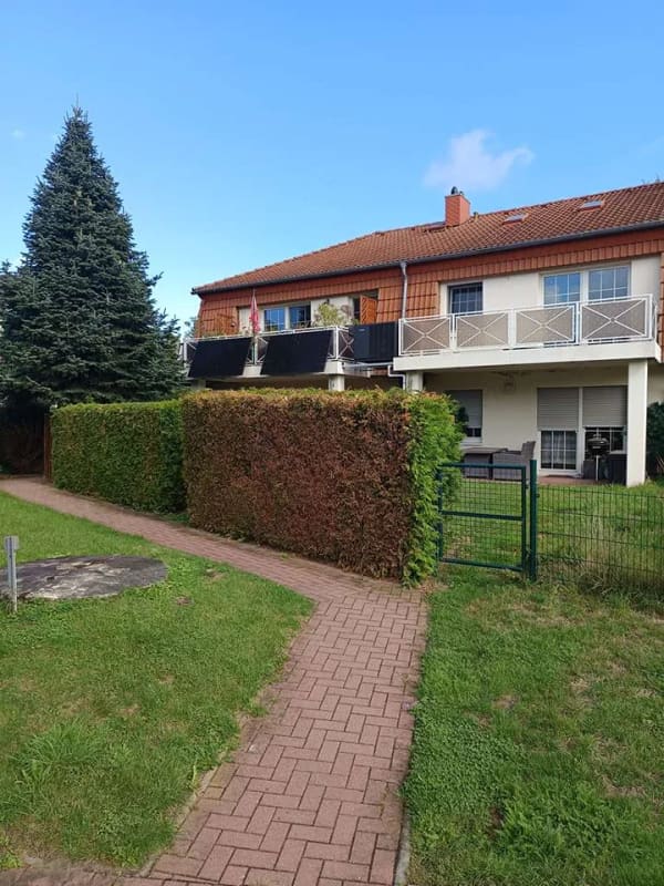 Immobilie in Leuna - Helle 3-Zimmer-Wohnung mit Terrasse und Stellplatz  in Horburg - Bild 0