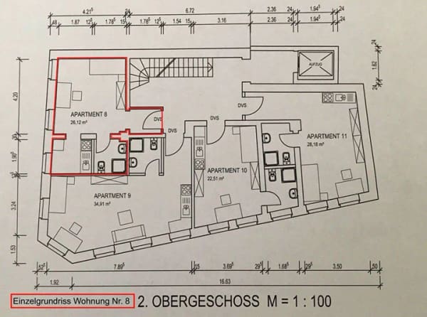 Immobilie in Amberg - Kompaktes 1-Zimmer-Appartement im Herzen von Amberg – attraktive Kapitalanlage in der Neustift 57  - Bild 2