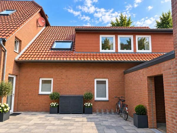 Immobilie in Hagenburg - Exklusiv bei KARSTEN IMMOBILIEN: Maisonette-Wohnung mit Balkon & Blick ins Grüne in Hagenburg - Bild 1