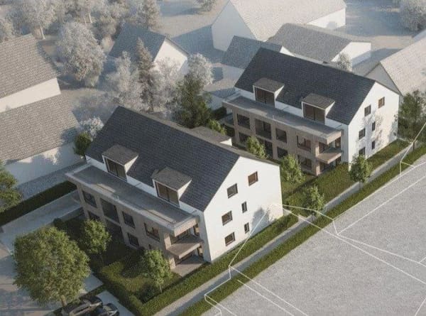 Immobilie in Langerringen - VERKAUF Neubauwohnungen 2-3 Zimmer (kfw-55-förderungsfähig) bezugsfrei ab 2027 - Bild 0