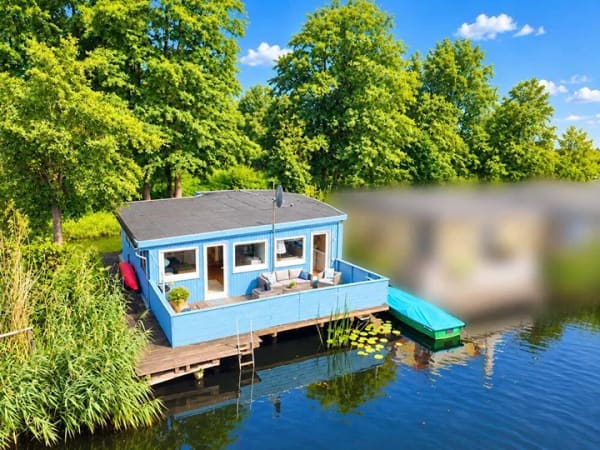 Immobilie in Groß Kiesow - Rarität! Bootshaus an der Warnow! Ausklang des Alltags unweit der Stadt aber Natur pur! - Bild 1