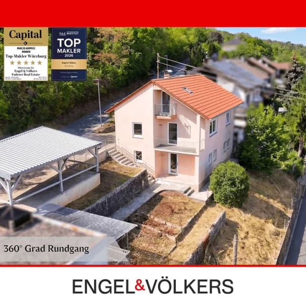 Immobilie in Grünsfeld - Einfamilienhaus mit ELW – modernisierte Gebäudehülle & großes Potenzial für den Innenbereich! - Bild 0