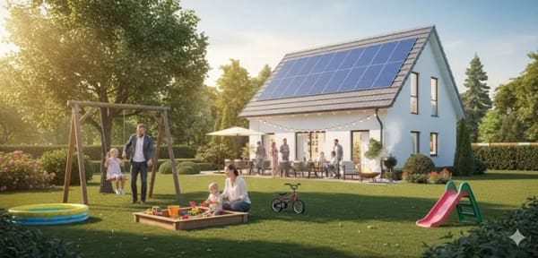 Immobilie in Reichenschwand - 💎 Neubau-Einfamilienhaus mit Grundstück  KfW40, PV & Wärmepumpe - Bild 0