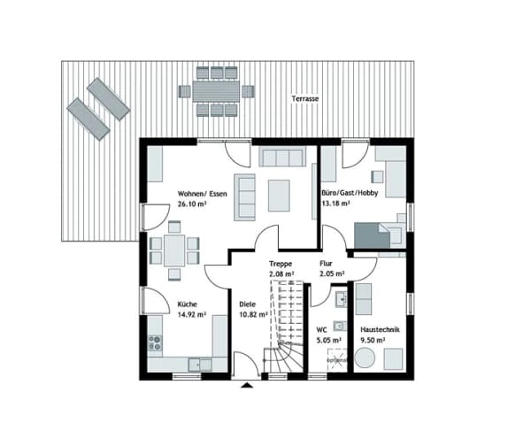 Immobilie in Reichenschwand - 💎 Neubau-Einfamilienhaus mit Grundstück  KfW40, PV & Wärmepumpe - Bild 2