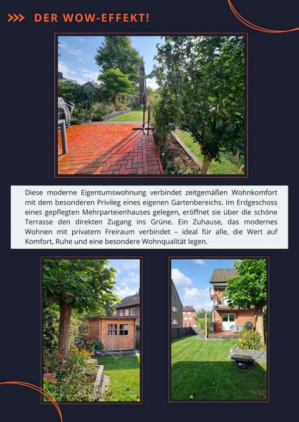 Immobilie in Vreden - Moderne 3-Zimmer-Wohnung  mit Terrasse und Garten - Bild 3