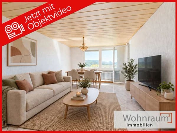 Immobilie in Schwäbisch Gmünd - Wo Ausblick auf Möglichkeiten trifft-Sanierungsbedürftige 4-Zimmer-Wohnung  in Schwäbisch Gmünd - Bild 0