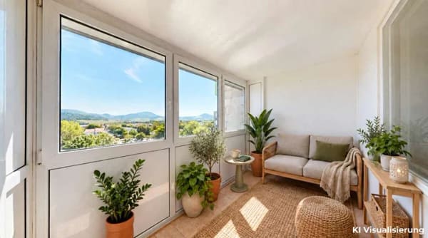 Immobilie in Schwäbisch Gmünd - Wo Ausblick auf Möglichkeiten trifft-Sanierungsbedürftige 4-Zimmer-Wohnung  in Schwäbisch Gmünd - Bild 3