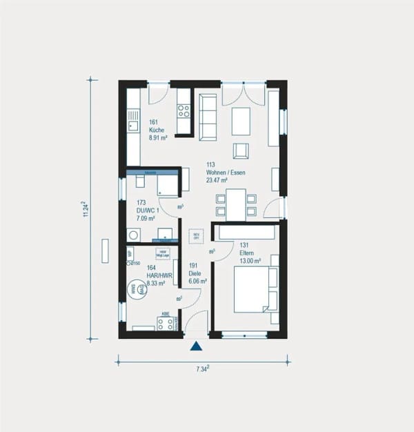 Immobilie in Glanbrücken - Bungalow Cozy 3: Wohnkomfort auf einer Ebene genießen - Bild 3