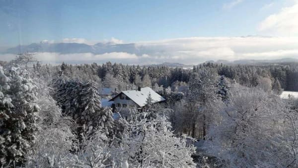 Immobilie in Murnau am Staffelsee - Haus im Haus: Berg-Panoramablick, Terrassen, Gärtchen - Bild 4
