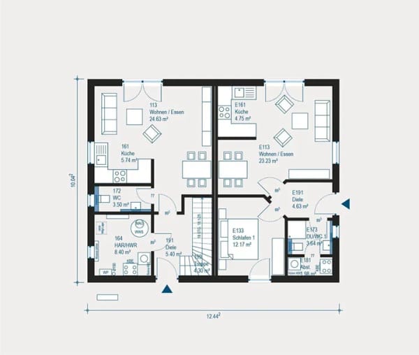 Immobilie in Nieder Kostenz - Großzügige Premium-Villa Generation 3 V2: Eleganz und Licht für zwei Familien - Bild 1