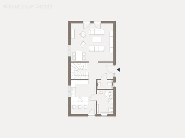 Immobilie in Ladbergen - 49549 Ladbergen: die clevere Lösung für schmale Grundstücke - urbanes Familienwohnen - Bild 1