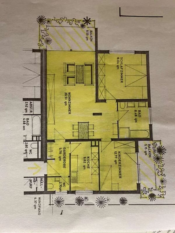 Immobilie in Marktheidenfeld - Helle 3-Zimmer-Wohnung Erdgeschoss in Marktheidenfeld - Bild 2