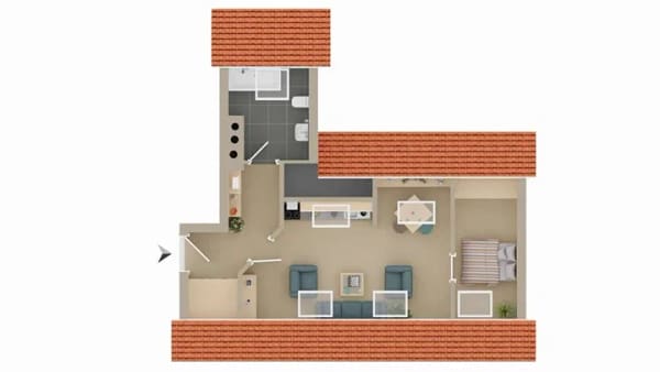 Immobilie in Offenbach am Main - Vermietete 2 Zimmer Wohnung in Offenbach | Attraktive Kapitalanlage (5,3%) mit Entwicklungspotenzial - Bild 2