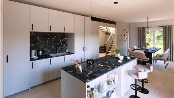 Immobilie in Lugau - Elegantes Wohnen auf einer Ebene: Ihr neuer Bungalow-Traum! - Bild 2
