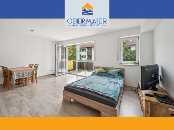 Immobilie in Peißenberg - 1-ZIMMER-APARTMENT IN ATTRAKTIVER LAGE VON PEIßENBERG - Bild 0