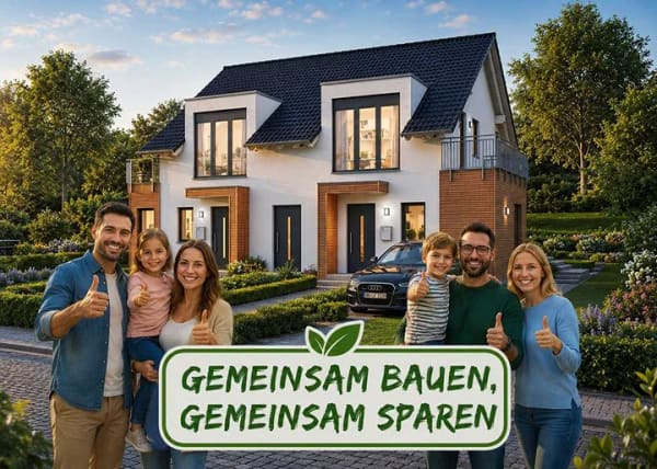 Immobilie in Oberstenfeld - Ein Haus. Zwei Zuhause. Gemeinsam günstiger bauen. - Bild 0