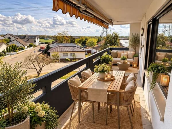 Immobilie in Ketsch - 3 Zimmerwohnung mit großem Balkon - Bild 1
