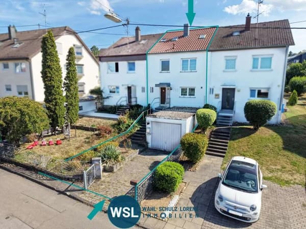 Immobilie in Neuhausen auf den Fildern - Für Renovierer: Reihenhaus mit Garten und Garage in gefragter Wohnlage von Neuhausen auf den Fildern - Bild 1