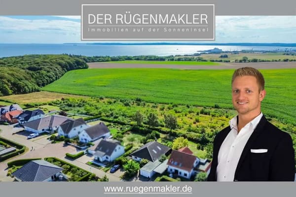 Immobilie in Sassnitz - Rarität! Ostseeblick u. Feldrandlage - Großzügiger Bungalow mit zwei Wohnebenen in Sassnitz - Rügen - Bild 0