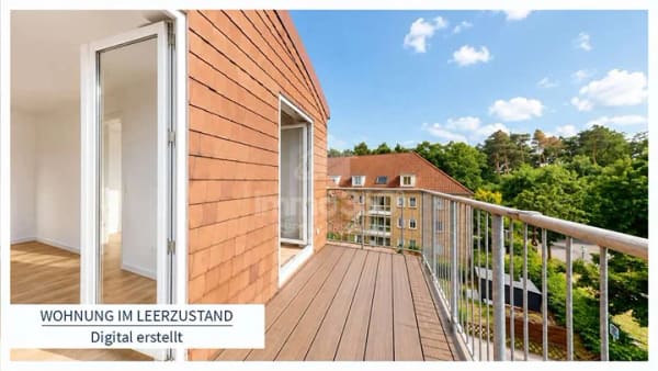 Immobilie in Schulzendorf - Bezugsfreie Dachgeschosswohnung mit Balkon in ruhiger Wohnlage - Bild 2