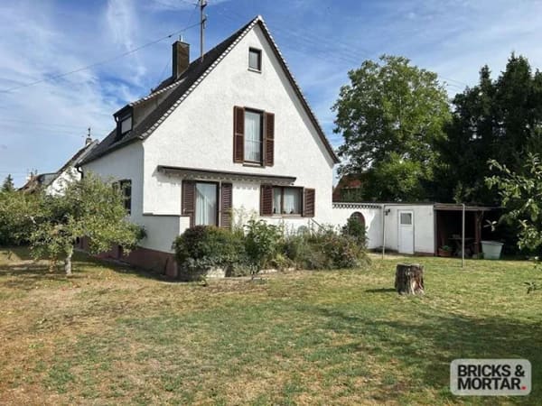 Immobilie in Gablingen - Freistehendes Einfamilienhaus mit großem Südgarten und Gestaltungspotenzial - Bild 1