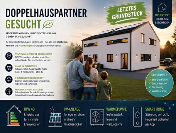 Immobilie in Weisendorf - Seltene Gelegenheit in der Nähe von Herzogenaurach – Einzigartiger 4-Zimmer-Neubau incl. Grundstück - Bild 0