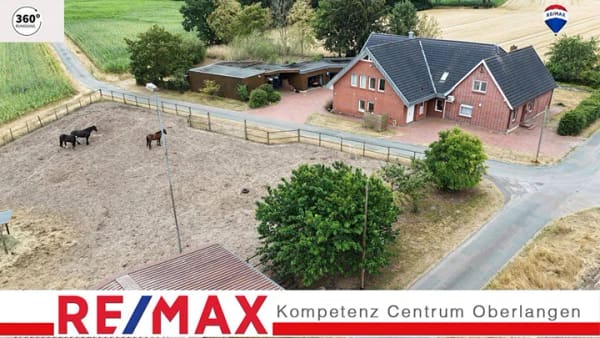 Immobilie in Berge - !!Idylle Pur!! Großzügiges Wohnhaus mit Einliegerwohnung und Pferdestall im Außenbereich von Berge zum Spitzenpreis - Bild 0