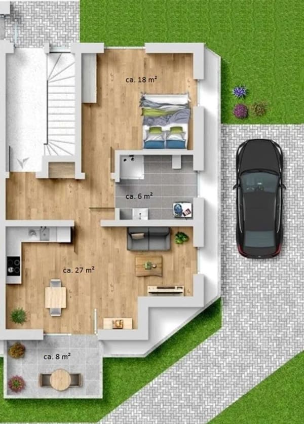 Immobilie in Horhausen (Westerwald) - Modern, energieeffizient und komfortabel – Hochwertige Erdgeschosswohnung mit Terrasse in Horhausen! - Bild 2